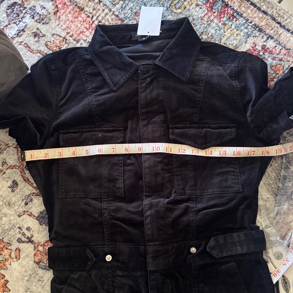 Good American NWT Medium Fit for Success Velvet Bootcut Jumpsuit New - Picture 10 of 10